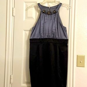 Black and gray night out dress